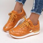 White Orthopedic Lace Up Shoes For Women 27