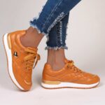 White Orthopedic Lace Up Shoes For Women 3