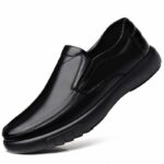 Chic Black Orthopedic Shoes For Men 2