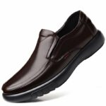 Chic Black Orthopedic Shoes For Men 5