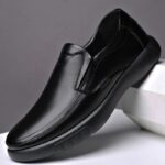 Chic Black Orthopedic Shoes For Men 6