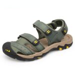 Genuine Leather Breathable Orthopedic Sandals For Men 2