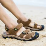 Genuine Leather Breathable Orthopedic Sandals For Men 3