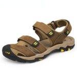 Genuine Leather Breathable Orthopedic Sandals For Men 6