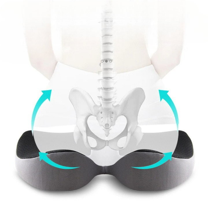 Orthopedic Memory Foam Cushion For Chair Or Car Seat