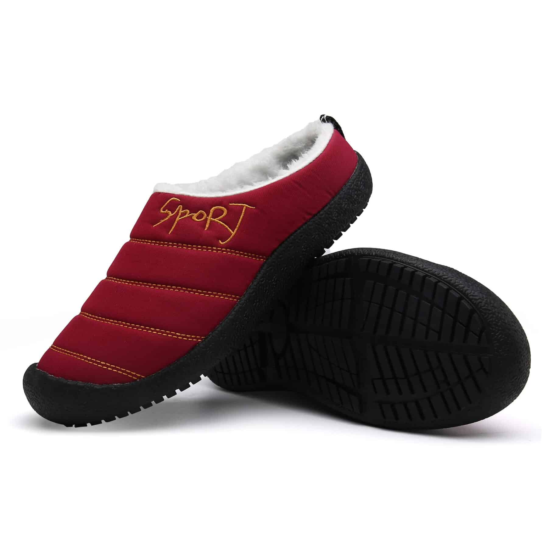 Men Orthopedic Waterproof Slipper With Faux Fur Lining
