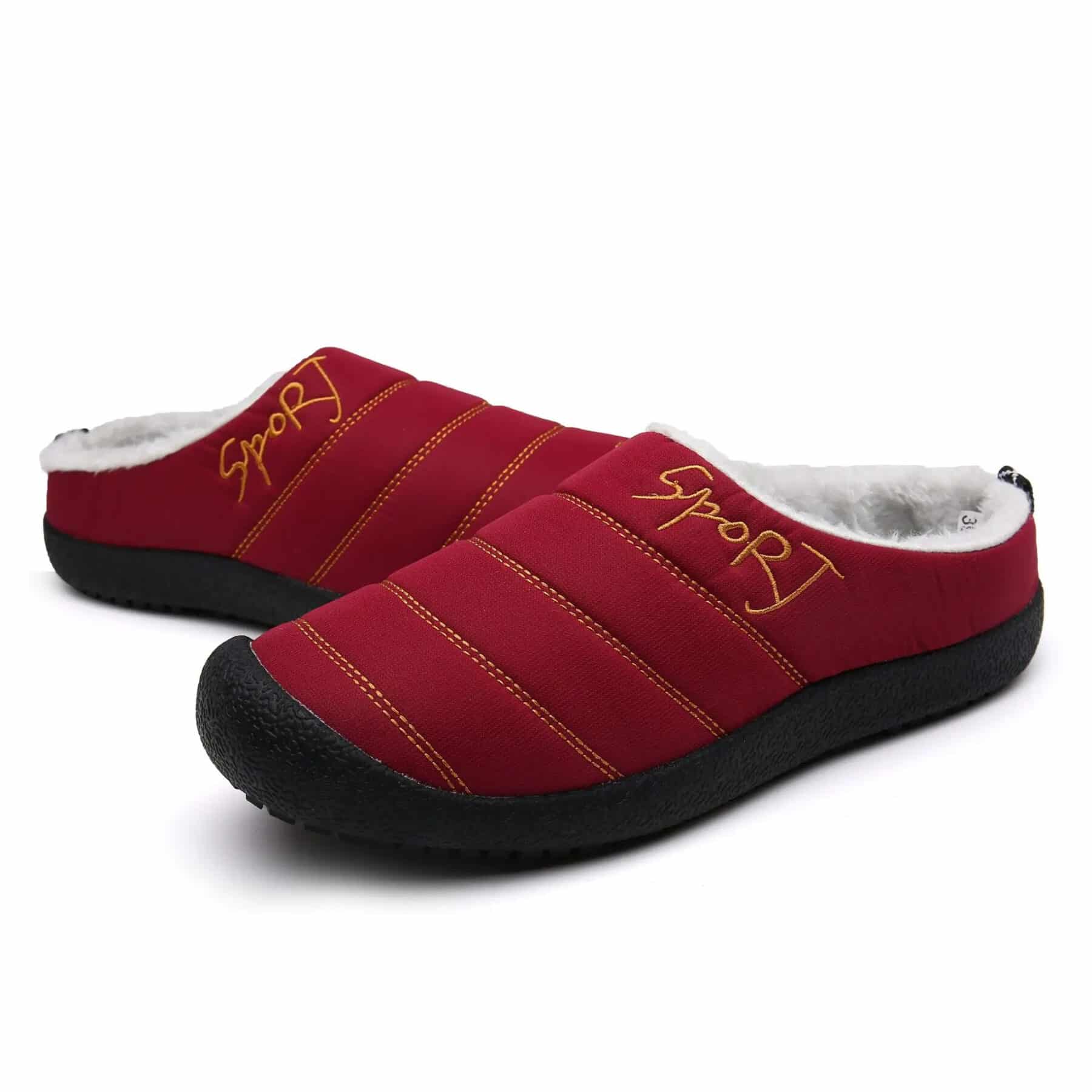 Men Orthopedic Waterproof Slipper With Faux Fur Lining 2